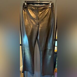 Women’s size 12 black leather pants
